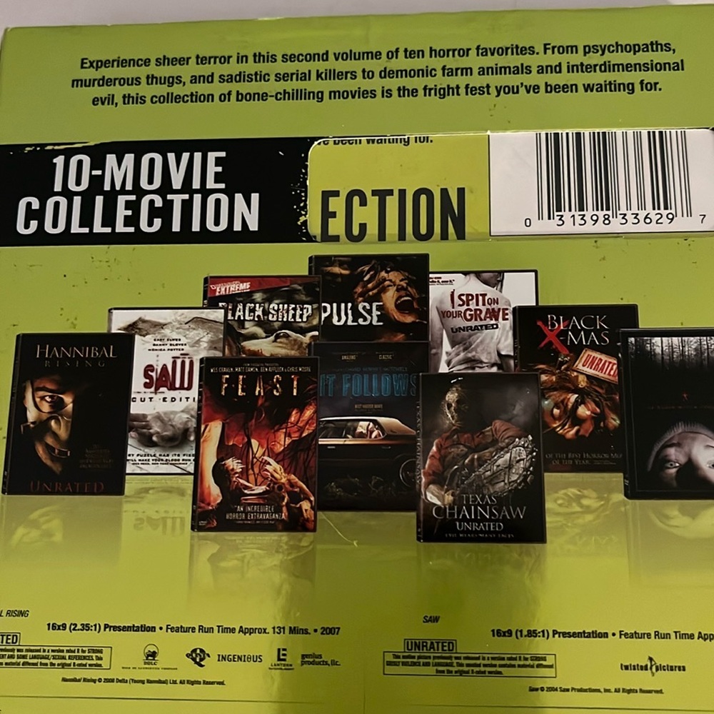 Terror Times 10 Movie Horror DVD Collection - Picture 3 of 5